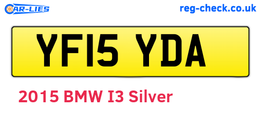 YF15YDA are the vehicle registration plates.