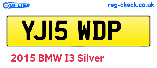 YJ15WDP are the vehicle registration plates.