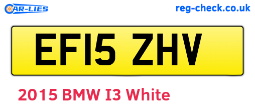 EF15ZHV are the vehicle registration plates.