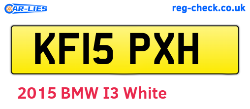 KF15PXH are the vehicle registration plates.