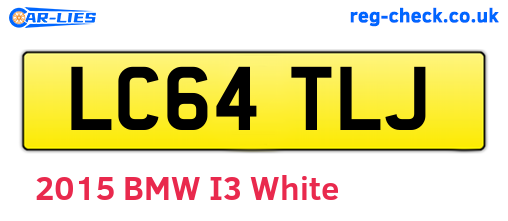 LC64TLJ are the vehicle registration plates.