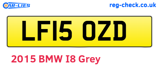 LF15OZD are the vehicle registration plates.