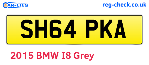SH64PKA are the vehicle registration plates.