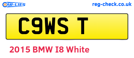 C9WST are the vehicle registration plates.
