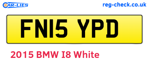 FN15YPD are the vehicle registration plates.
