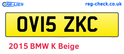 OV15ZKC are the vehicle registration plates.