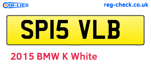 SP15VLB are the vehicle registration plates.