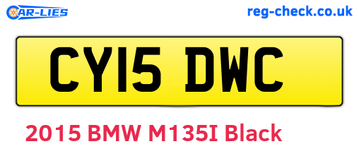 CY15DWC are the vehicle registration plates.