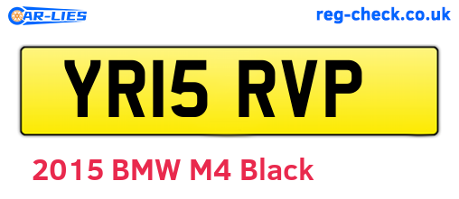 YR15RVP are the vehicle registration plates.