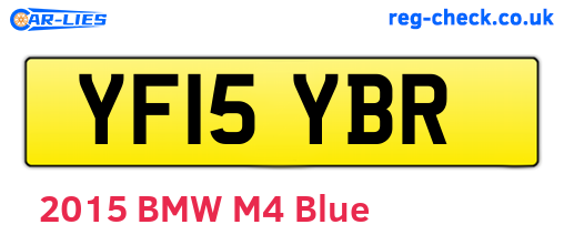 YF15YBR are the vehicle registration plates.