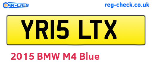 YR15LTX are the vehicle registration plates.