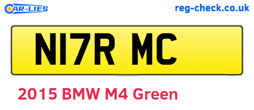 N17RMC are the vehicle registration plates.