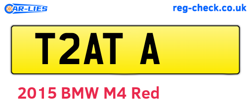 T2ATA are the vehicle registration plates.