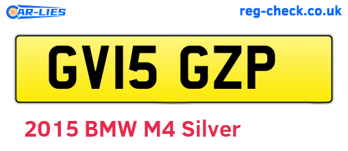 GV15GZP are the vehicle registration plates.