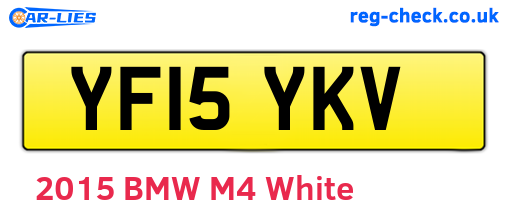 YF15YKV are the vehicle registration plates.