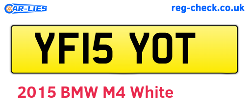 YF15YOT are the vehicle registration plates.