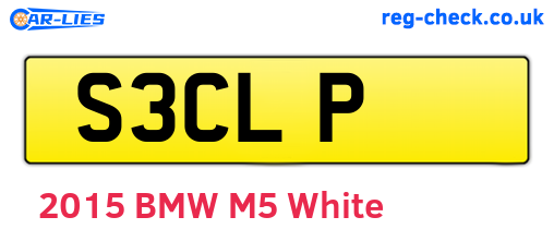 S3CLP are the vehicle registration plates.