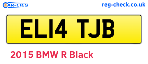 EL14TJB are the vehicle registration plates.