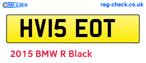 HV15EOT are the vehicle registration plates.