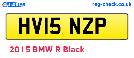 HV15NZP are the vehicle registration plates.