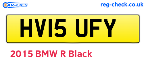 HV15UFY are the vehicle registration plates.