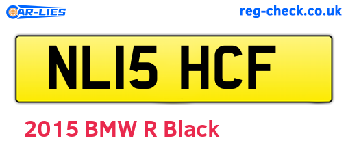 NL15HCF are the vehicle registration plates.