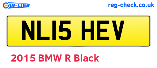 NL15HEV are the vehicle registration plates.