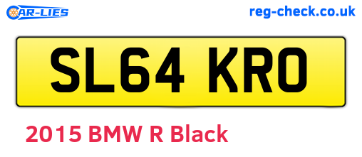 SL64KRO are the vehicle registration plates.