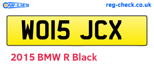 WO15JCX are the vehicle registration plates.
