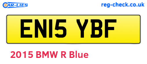 EN15YBF are the vehicle registration plates.