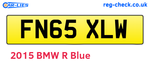 FN65XLW are the vehicle registration plates.