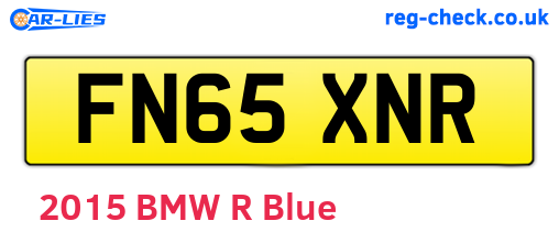 FN65XNR are the vehicle registration plates.