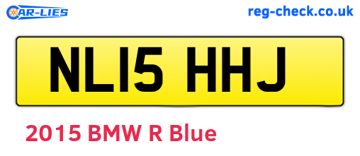 NL15HHJ are the vehicle registration plates.