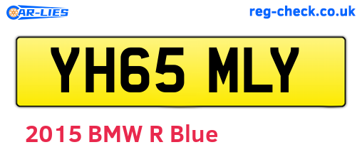 YH65MLY are the vehicle registration plates.