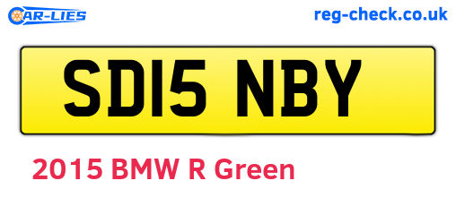 SD15NBY are the vehicle registration plates.