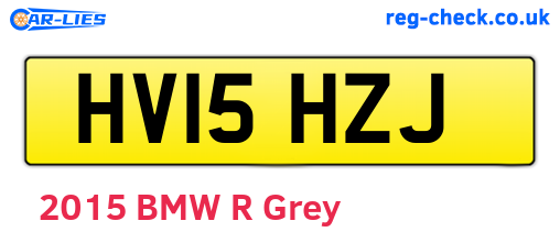 HV15HZJ are the vehicle registration plates.