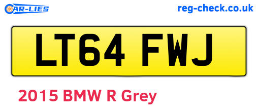 LT64FWJ are the vehicle registration plates.