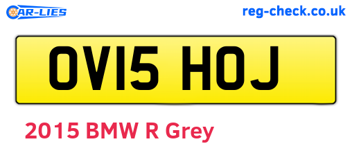 OV15HOJ are the vehicle registration plates.