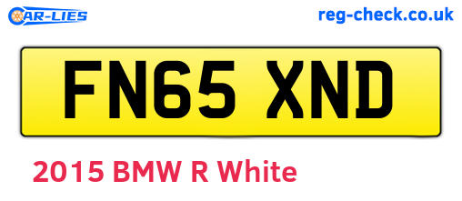 FN65XND are the vehicle registration plates.