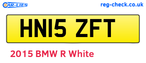 HN15ZFT are the vehicle registration plates.