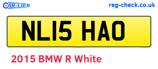 NL15HAO are the vehicle registration plates.