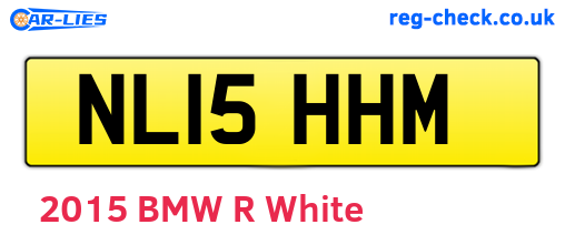 NL15HHM are the vehicle registration plates.