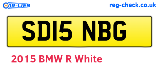 SD15NBG are the vehicle registration plates.