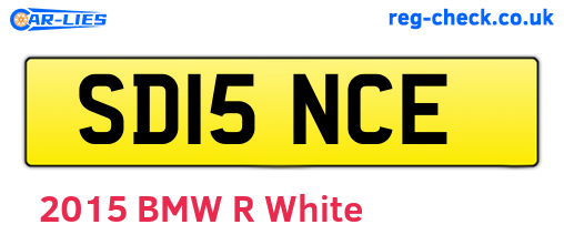 SD15NCE are the vehicle registration plates.