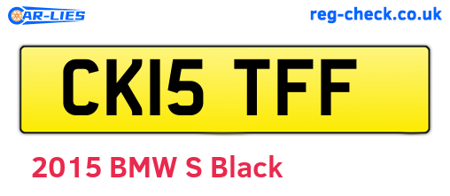 CK15TFF are the vehicle registration plates.