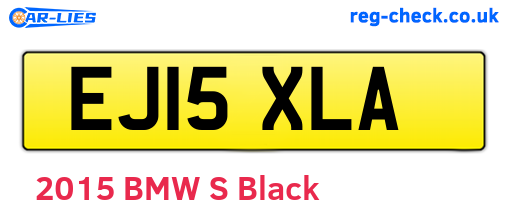 EJ15XLA are the vehicle registration plates.