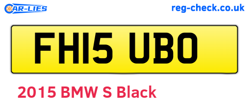 FH15UBO are the vehicle registration plates.