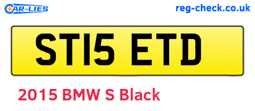 ST15ETD are the vehicle registration plates.