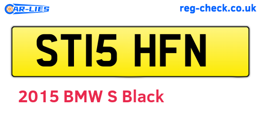 ST15HFN are the vehicle registration plates.