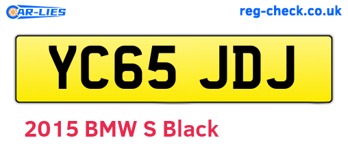 YC65JDJ are the vehicle registration plates.